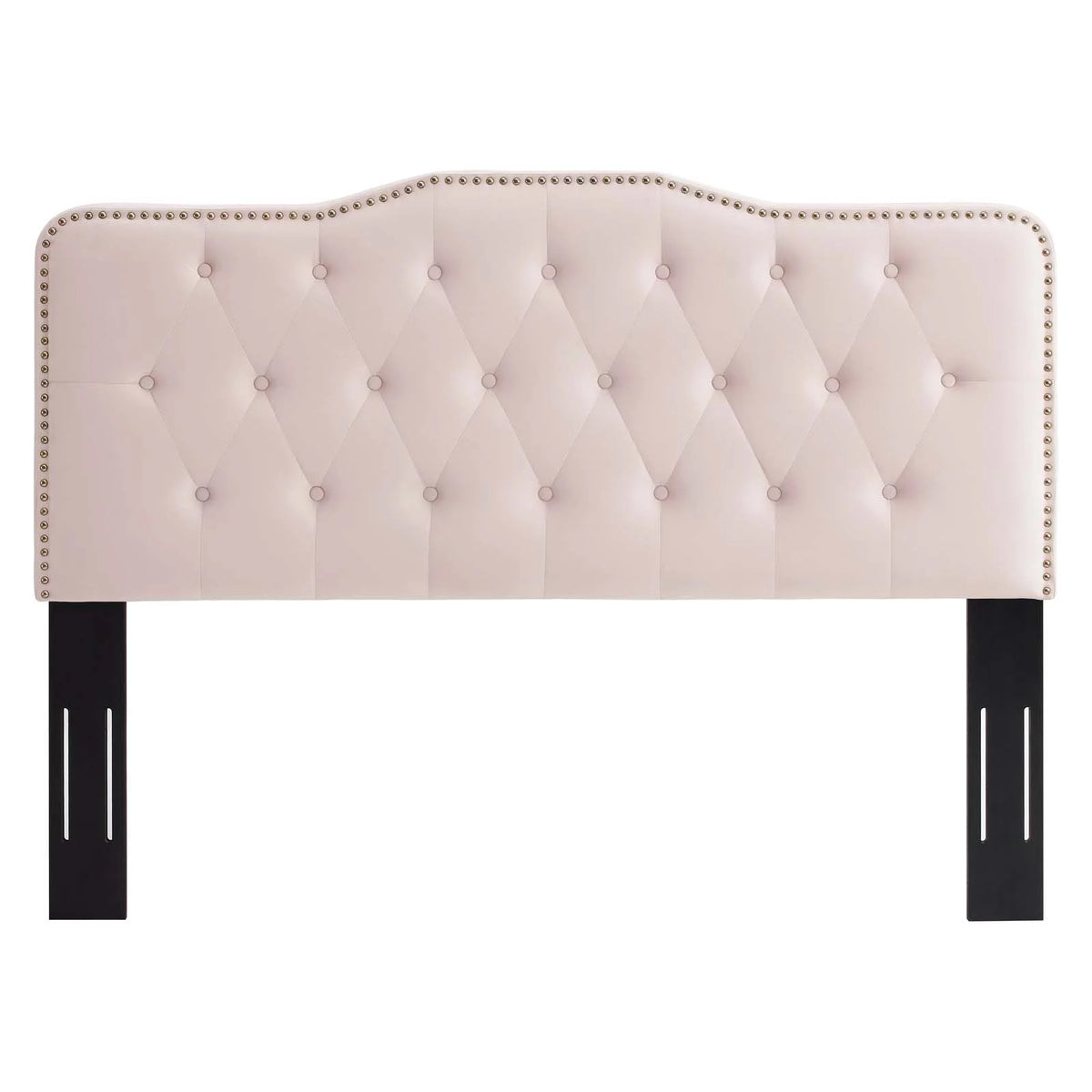 Pink Tufted Performance Velvet King/California King Headboard X6534