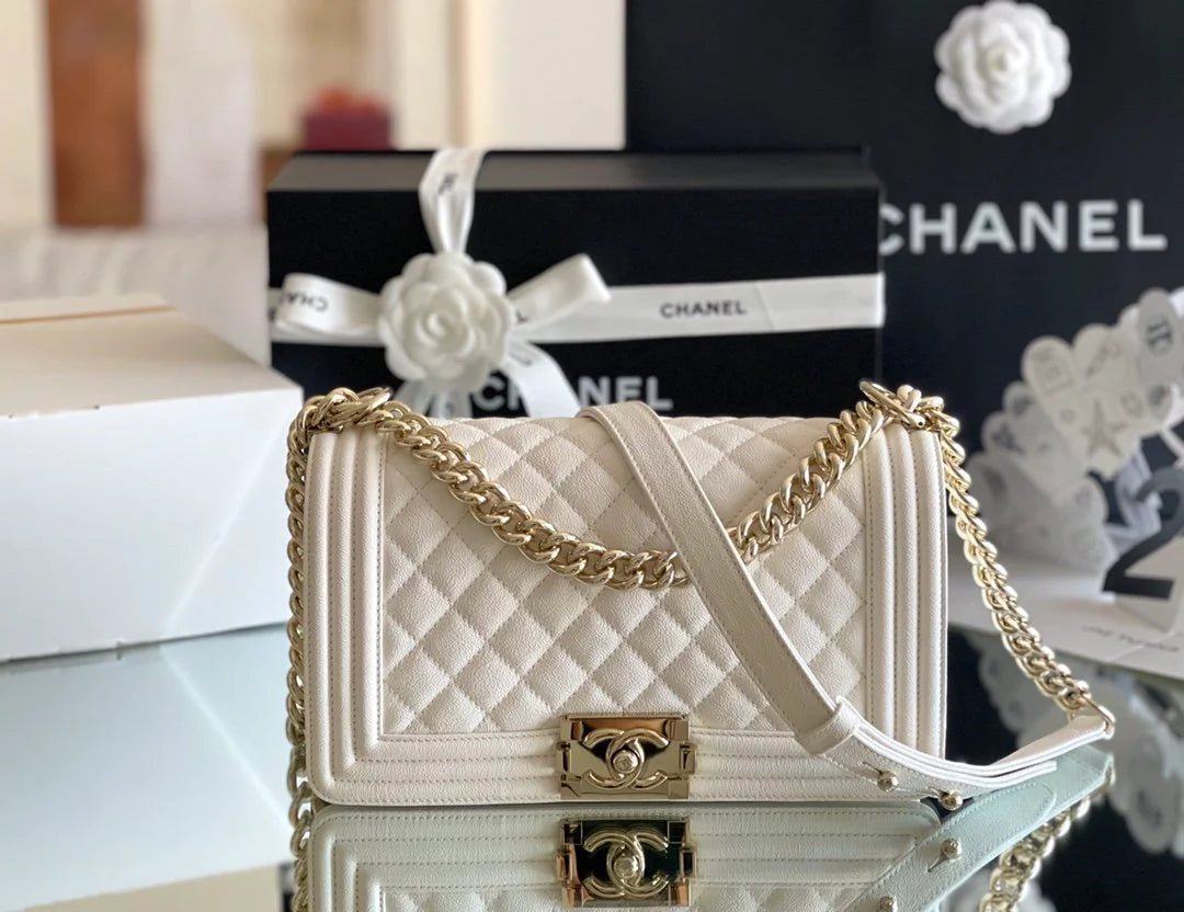 White Medium Flap Bag D816288