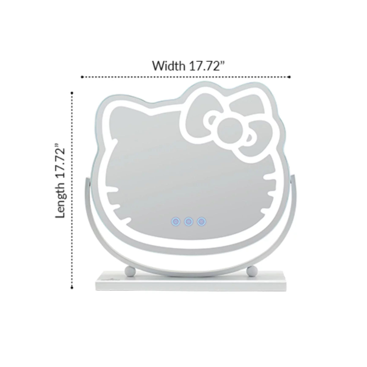 Vanity Desk Mirror with Lights and Adjustable Tilt X1247