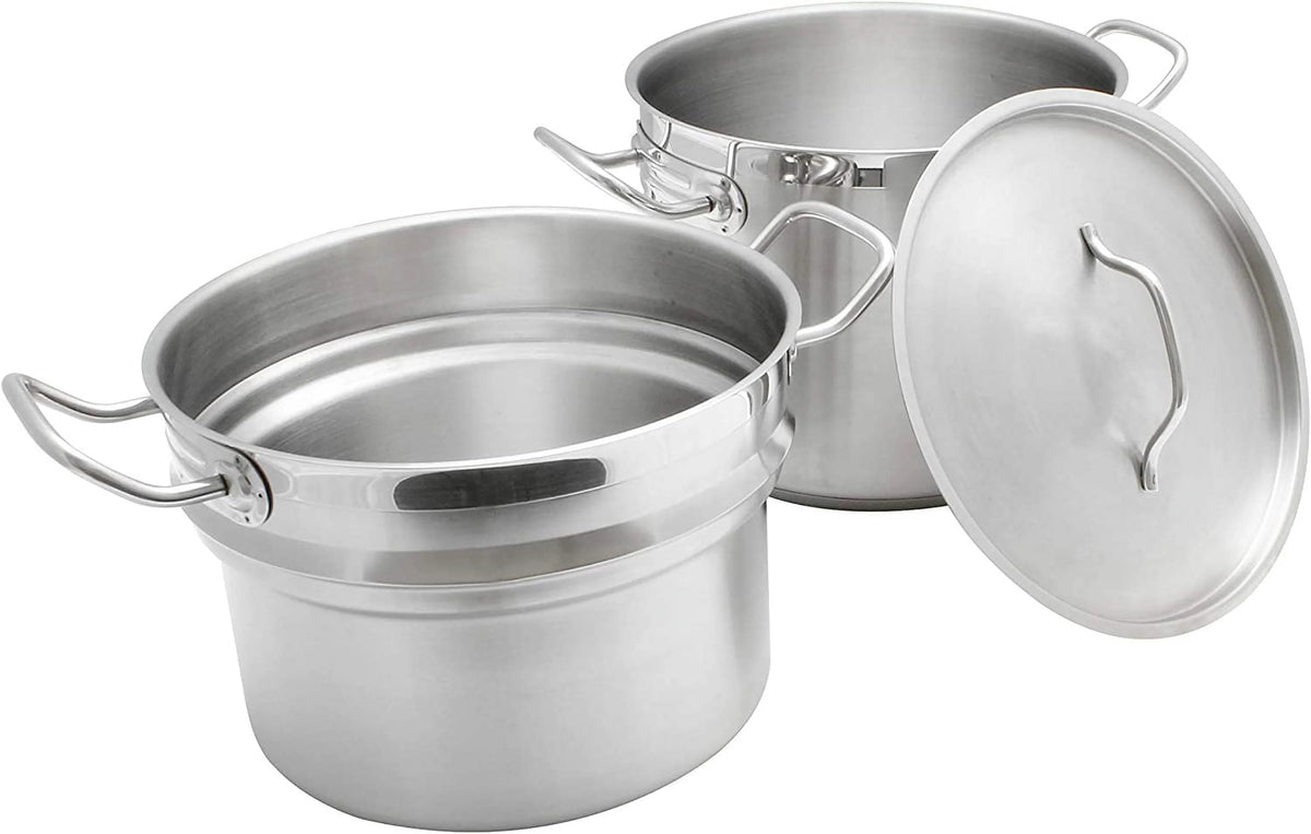 20 quart 18/8 Stainless Steel Double Boiler 3 Pcs Set S890200