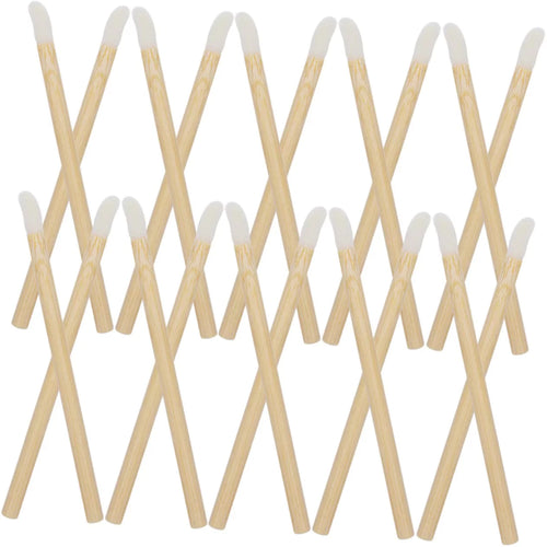 400 Pcs Wooden Lip Brush Makeup Applicator S2024