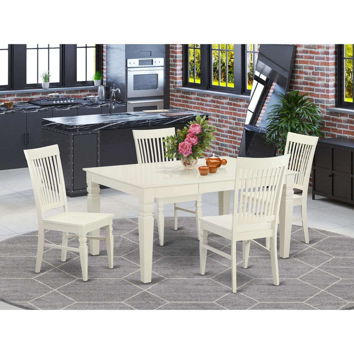 7-Piece Dining Table Set S375