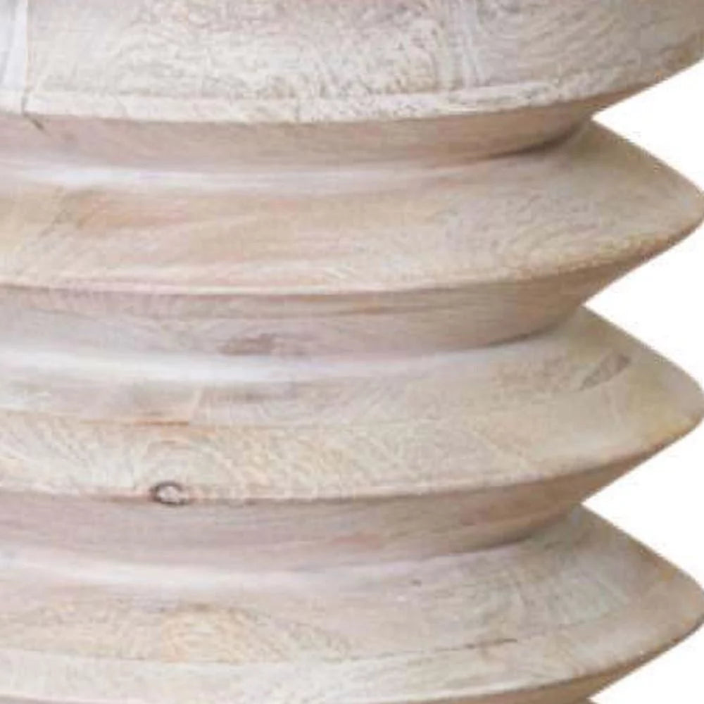 Modern Natural Mango Wood Side Table H778