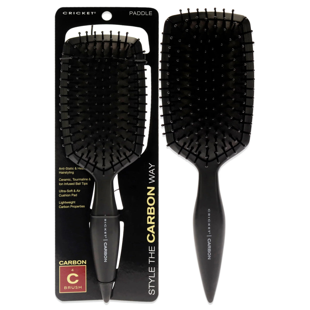 Carbon Paddle Brush Q445