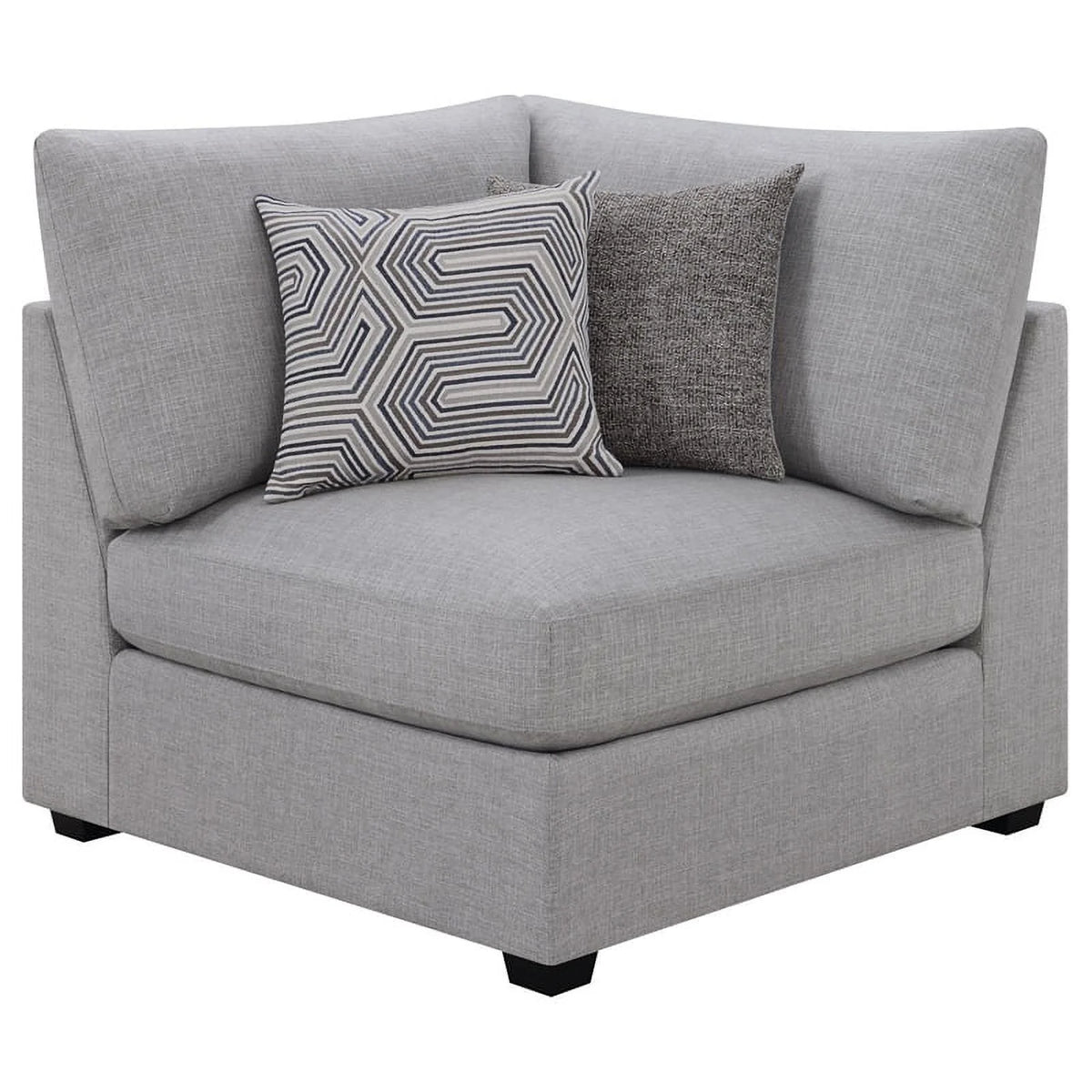 Gray Fabric Upholstered Modular Sectional N770232