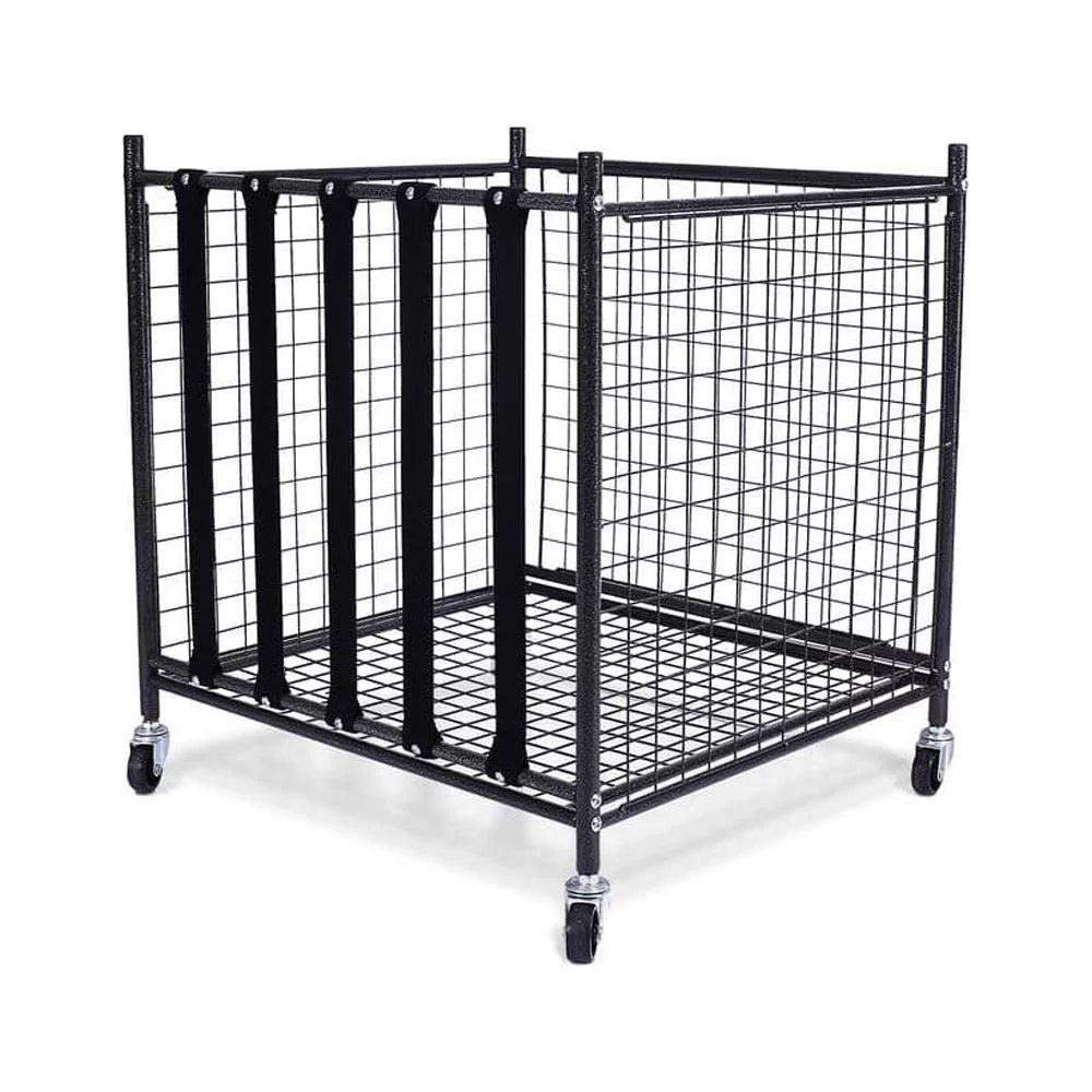Sports Equipment Storage Cart with Straps and Wheels A44896