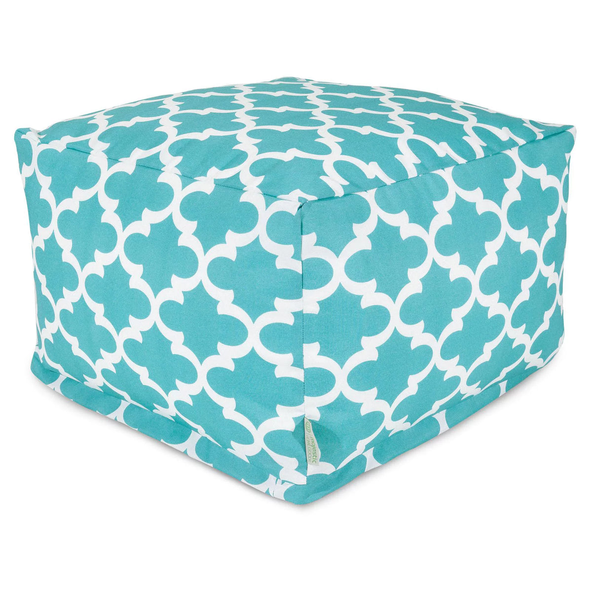 Trellis Indoor Outdoor Fabric Ottoman D242411
