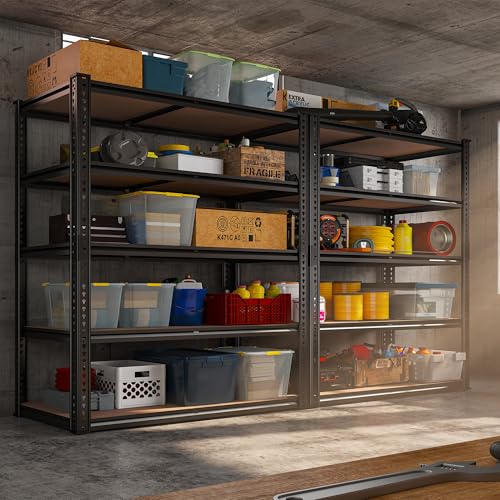 40" W 5 Tier Metal Shelving 2500LBS R41308