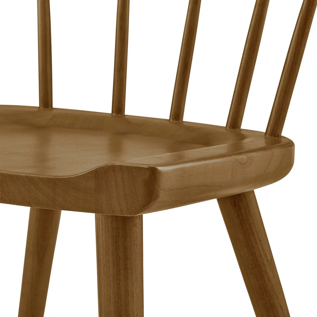 Walnut Wood Dining Side Chair S7623