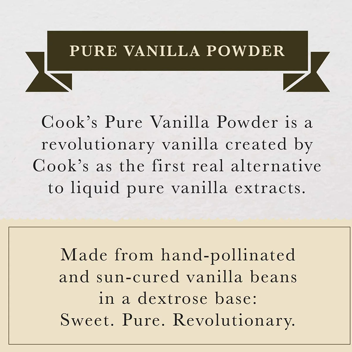 Pure Vanilla Powder 24 Ounce M6329