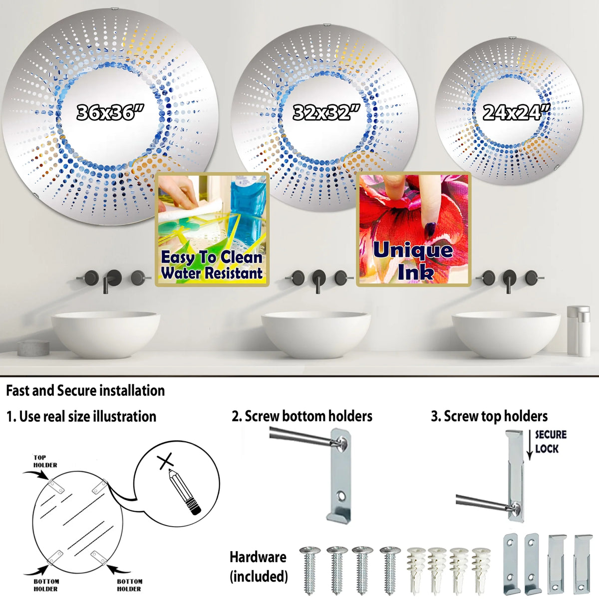 Round Wall Mirror K15042