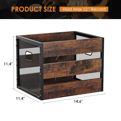 Vinyl Record Storage with Dividers for 100+ Records J689449