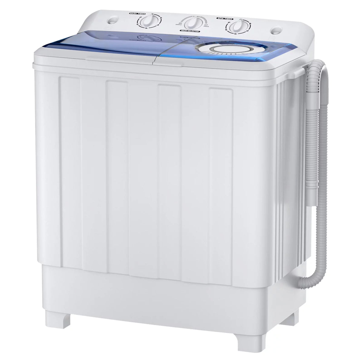 Portable 28lbs Twin Tub Compact Semi-Automatic Washer Spinner Combo Z636