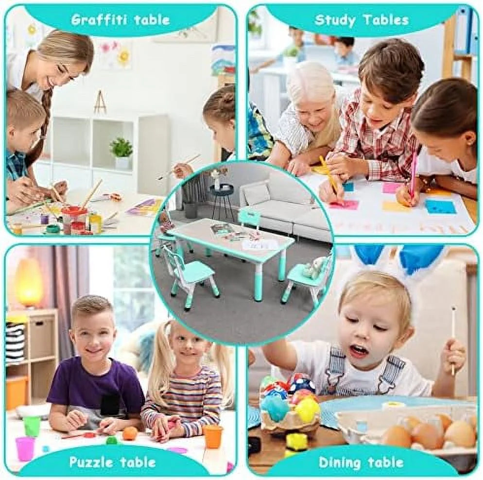 Height Adjustable Toddler Table and Chair Set G2382